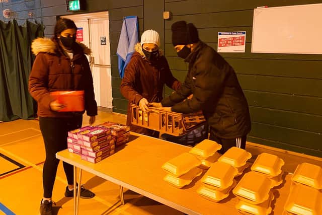 The centre has served up hundreds of hot meals to rough sleepers and vulnerable people.