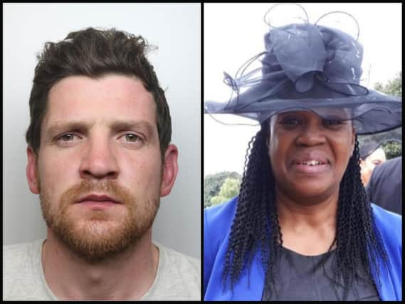 Warren Michael McBride has been jailed over the crash which in which Winsome Bedward died on the M1 in Northamptonshire. Photos: Northants Police