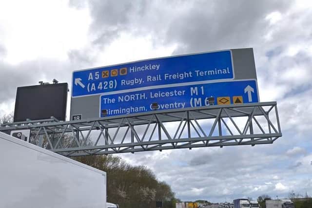 The crash happened last March on the northbound carriageway close to Junction 18