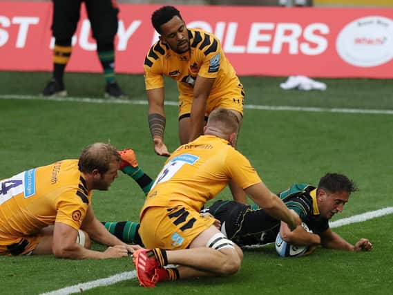 Alex Mitchell scored for Saints against Wasps back in August but it would be the Coventry-based outfit who went on to reach the Premiership final last season