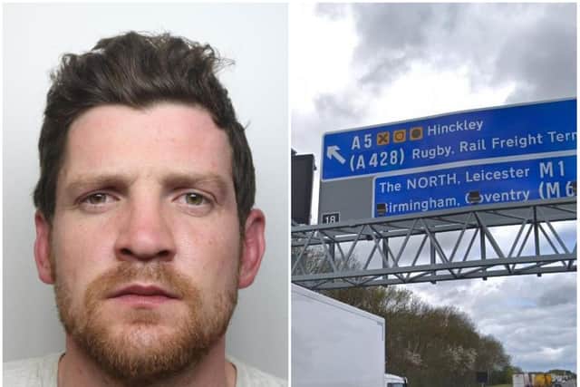 Warren McBride was at least twice over the legal limit for alcohol when he caused an eight-vehicle crash on the M1.