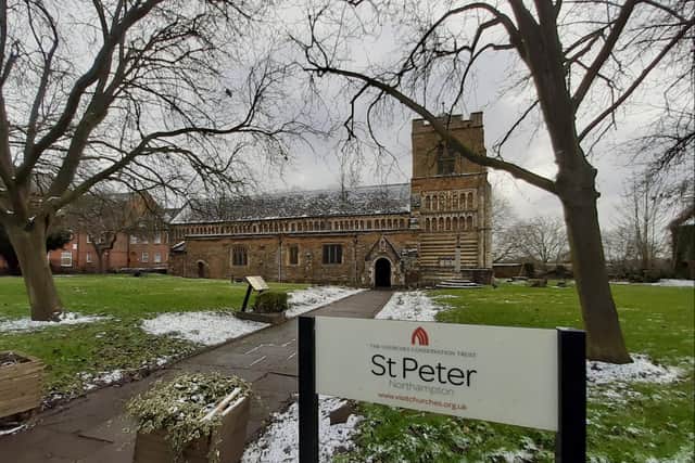 St Peter's Church was broke into between January 14 and February 6
