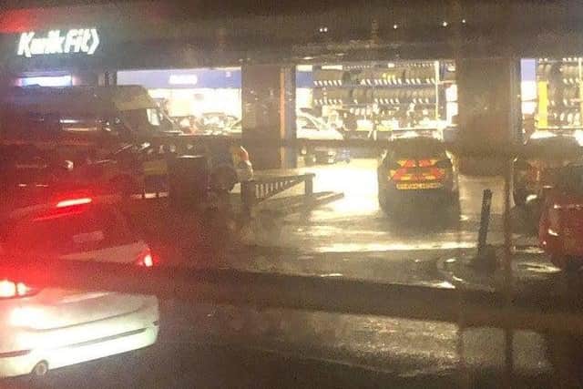 Police were called following reports of a ten-man brawl near the Kwik Fit garage in December