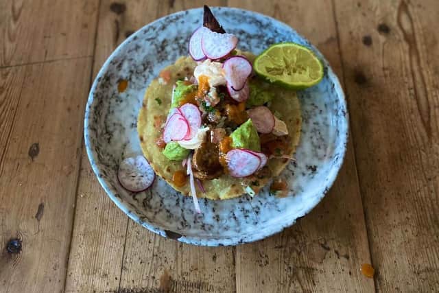 How the finished tacos can look.