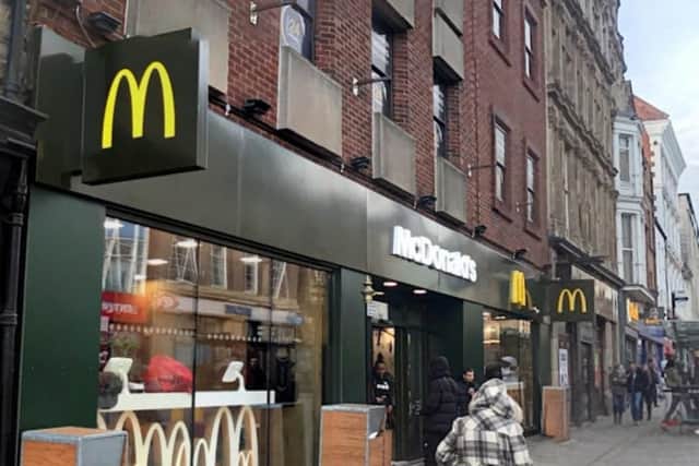 McDonald's in the Drapery. Photo: Google Maps