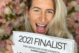 Georgia has been named as a finalist for a national hair extension award.
