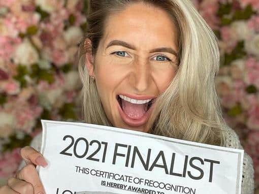 Georgia has been named as a finalist for a national hair extension award.