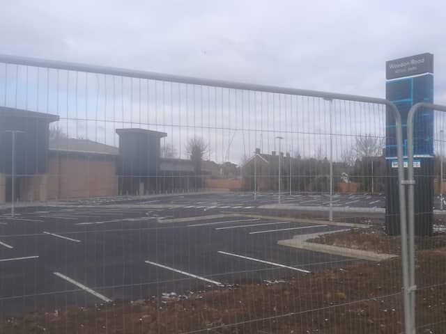 The work at Weedon Road Retail Park is progressing - photos taken in February
