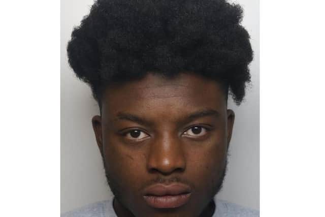 Daniel Koopman jumped out of a BMW X5 in a balaclava and attacked his victim with a machete. The victim said the blade was 'as long as a leg'.