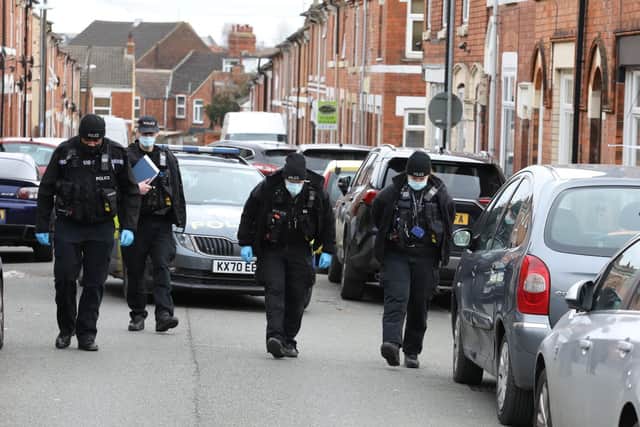Police search Princes Street, Kettering