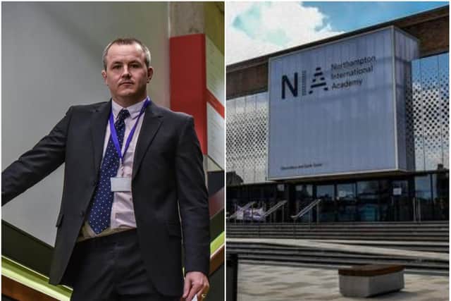The former headteacher of Northampton International Academy sent a scathing letter of criticism to the school's trust on his last day last year.