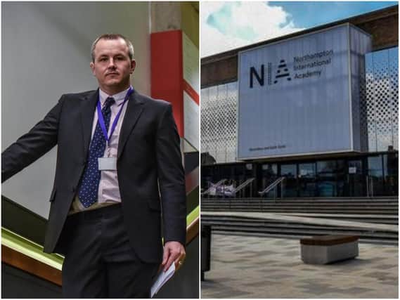 The former headteacher of Northampton International Academy sent a scathing letter of criticism to the school's trust on his last day last year.