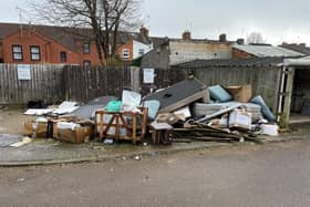 The mess which was located between Lower Thrift Street and Thrift Street