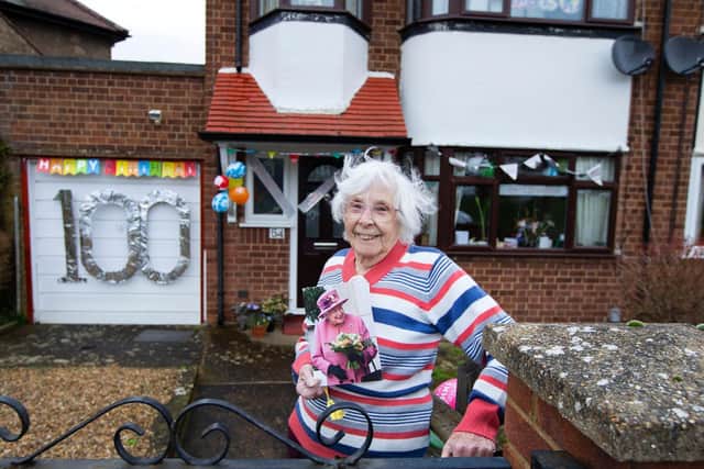 Pearl Kathleen "Kay" Drinkwater celebrated her 100th birthday with her neighbours, friends and family this week.