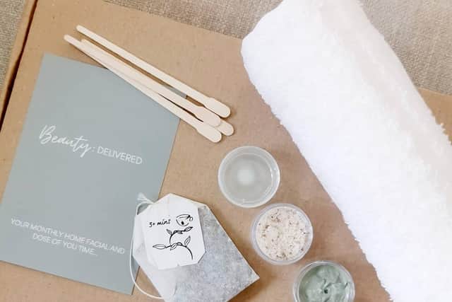 The box contains everything you need for a salon standard facial.