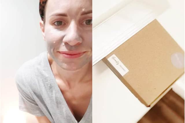 Rachel has created a new beauty deliver box to help others with at-home self-care.