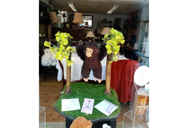 The monkey has been undergoing careful repairs for the past 18 months, and now he's ready to shine.
