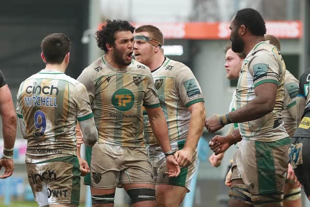 Lewis Ludlam steered Saints to victory at Sandy Park