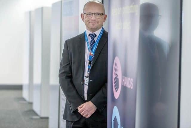 Chris Pallot, the director of the Covid vaccination roll-out in Northamptonshire.