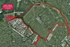 The Dallington Grange proposals are for 3,000 homes near Kings Heath.