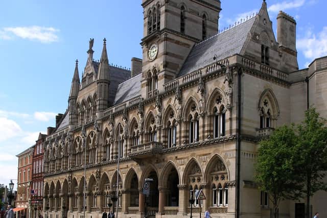 The Guildhall in St Giles Square has been the civic heart of Northampton since it was built in 1864