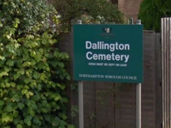 "At least 60 people" were seen at Dallington Cemetery for a service on Tuesday (February 23).