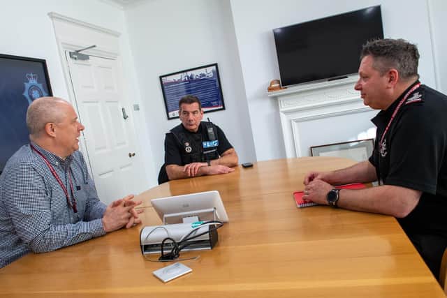 Stephen Mold (left), Nick Adderley (middle), Darren Dovey (right)