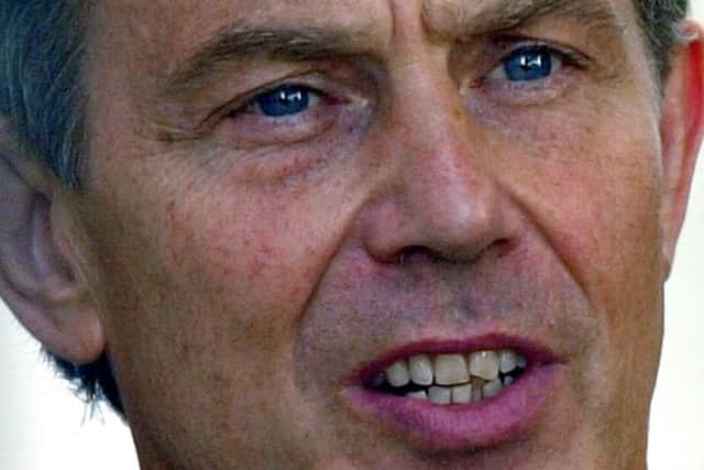 Tony Blair was in the news in February, 2003
