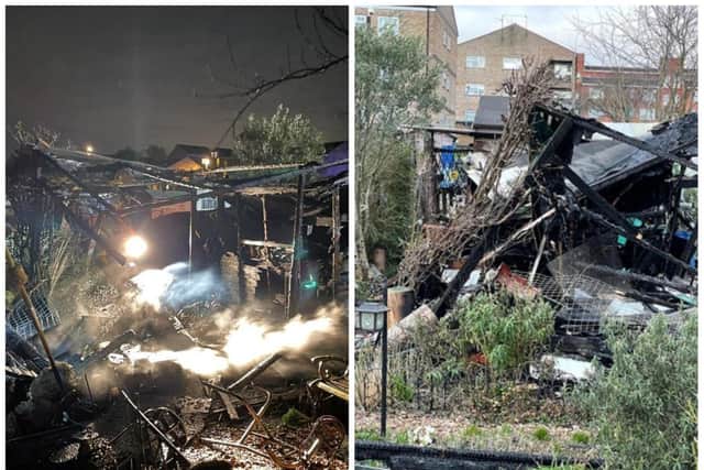 Friends say the allotment holder is devastated after "losing everything"