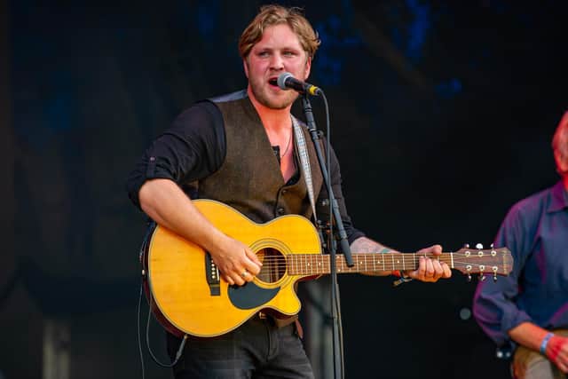Gregg Cave performing at Cropredy Convention. Photo by David Jackson.