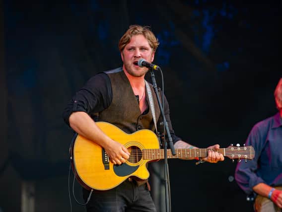 Gregg Cave performing at Cropredy Convention. Photo by David Jackson.