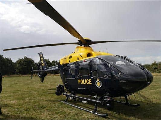 Police helicopter was scrambled to help in the search for a vulnerable Daventry woman