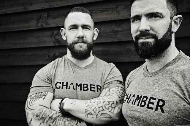 Chamber owners Shaun Franklin (left) and James Stride (right).