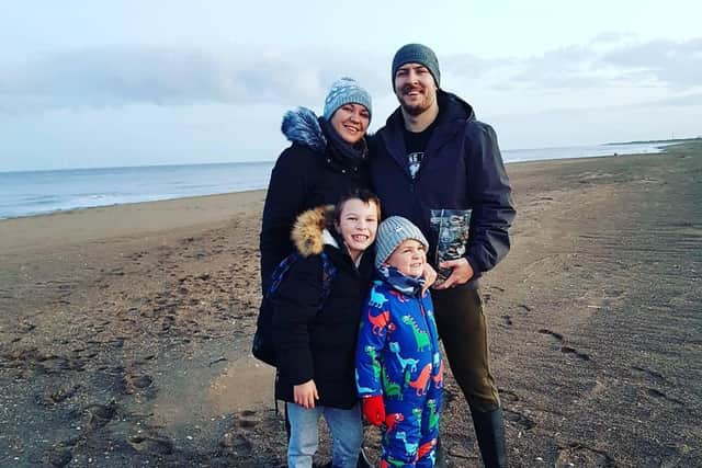 The family is now looking for a house that will provide more space for Riley to move around safely.