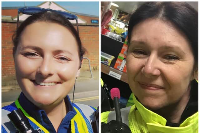 CI Julie Meads (right) and PCSO Nadia Norman have been at the forefront of Northants' fight against domestic abuse