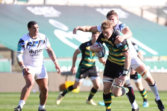 David Ribbans impressed in front of Eddie Jones last Sunday (picture: Peter Short)