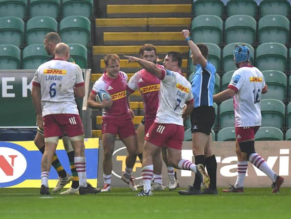 Harlequins were comfortable winners at the Gardens back in November