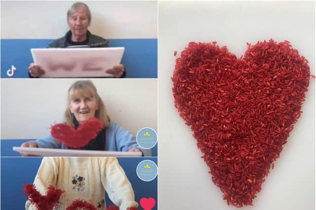 A group of elderly Northampton friends have gone viral with a video on TikTok.