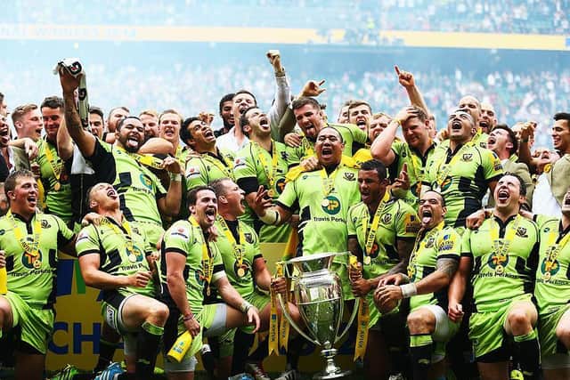 Saints celebrate