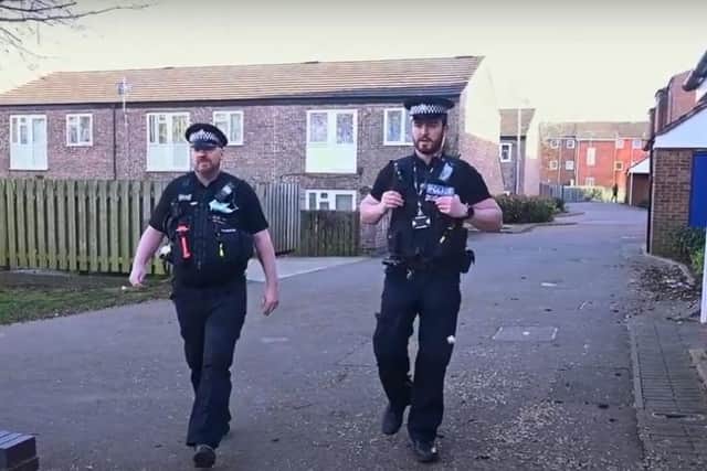 Oficers on the beat in Wellingborough for Operation Revive