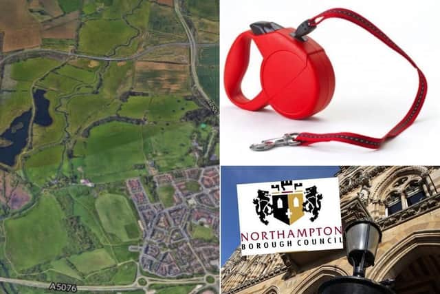 Northampton Borough Council has banned dogs from being off the lead in the new area of Upton Country Park