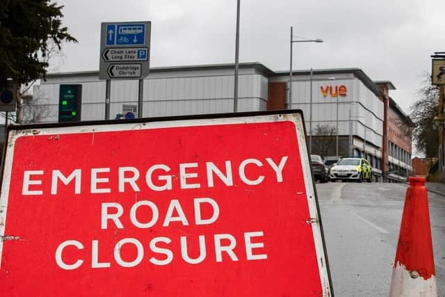 Roads around Sol Central were closed for weeks after Storm Ciara's winds damaged the roof last year