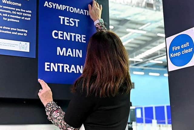 Wellingborough's new rapid test centre is targeting those carrying the virus but do not have symptoms. Phone: Getty Images