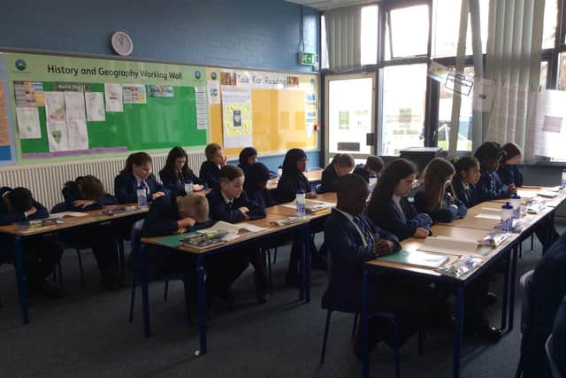 Eastfield Academy pupils back in the classroom after the third coronavirus lockdown