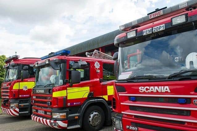 Fire appliances from Northamptonshire Fire and Rescue Service (Images from Northants Fire & Rescue Service)