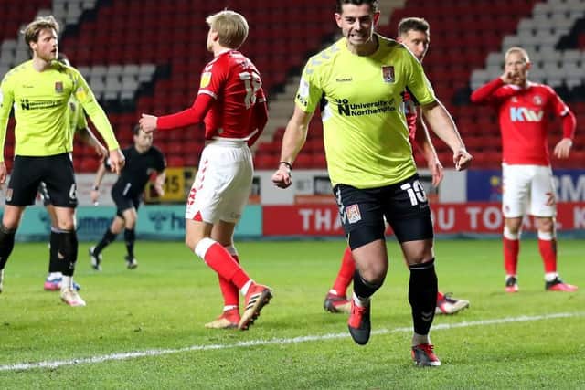 Alex Jones celebrates his debut goal in midweek. Picture: Getty.