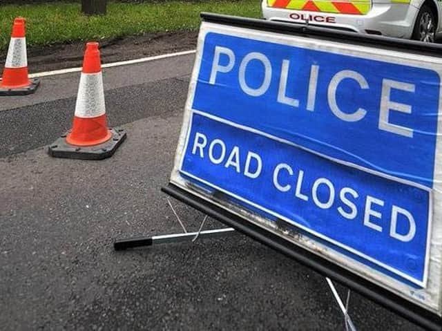 The A45 is closed eastbound on Friday afternoon