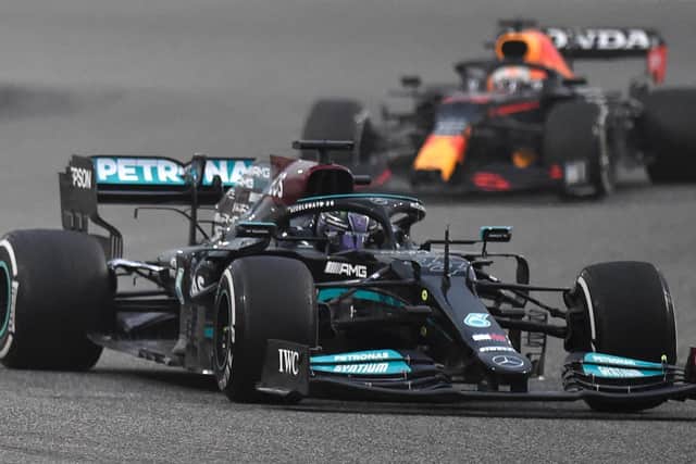 Lewis Hamilton struggled in the W12