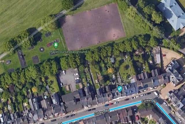 Homeowners in Colywn Road have raised concerns about the plans for the floodlights. Picture: Google Maps