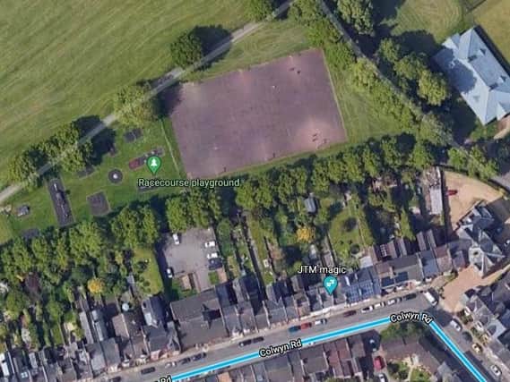 Homeowners in Colywn Road have raised concerns about the plans for the floodlights. Picture: Google Maps